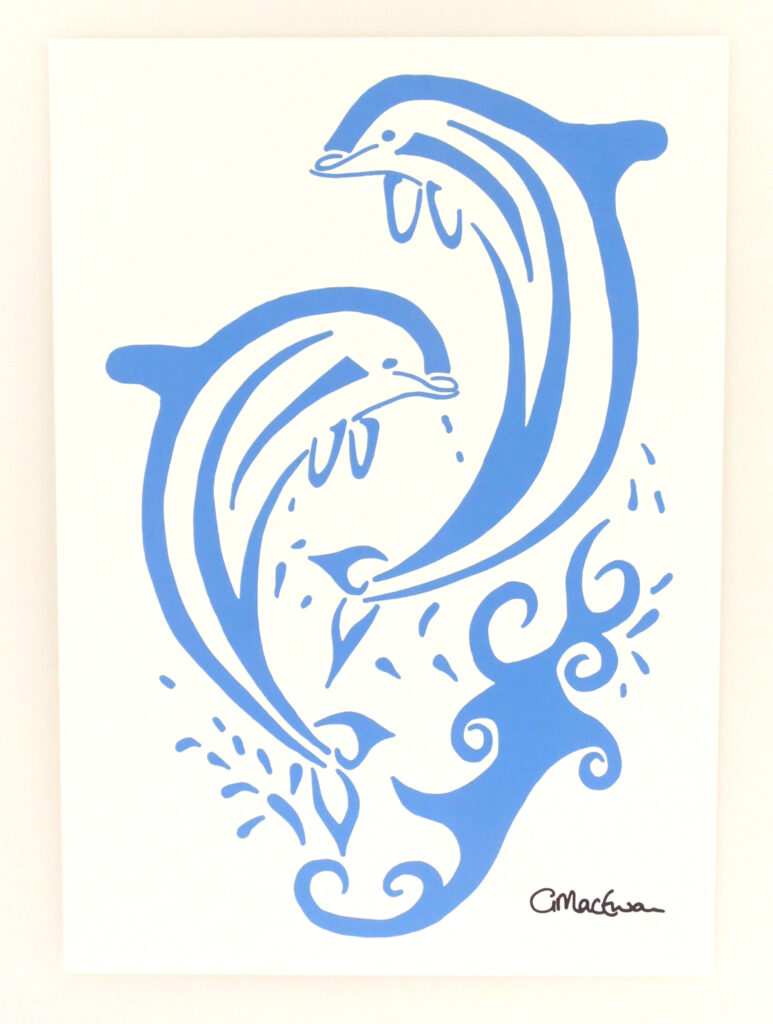The Blue Dolphins My Inspirational Art